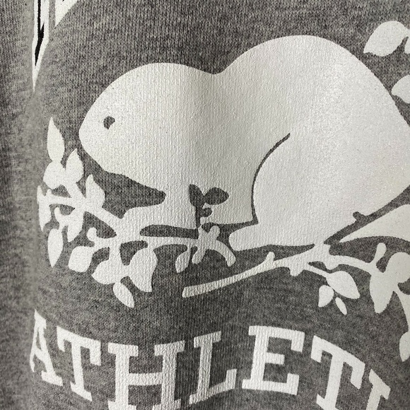 Vintage 90s Roots Canada Salt Pepper Crewneck XS - Picture 3 of 9